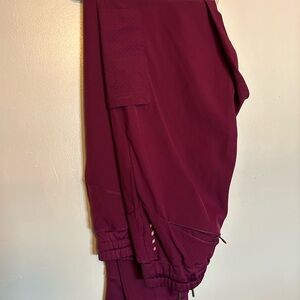 Barco One Burgandy Scrub joggers